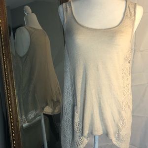 Cynthia Rowley sleeveless top. Sz L